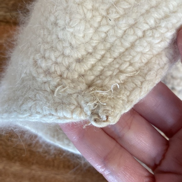 VTG 60’s Ivory Mohair Floppy Hat - Picture 11 of 13